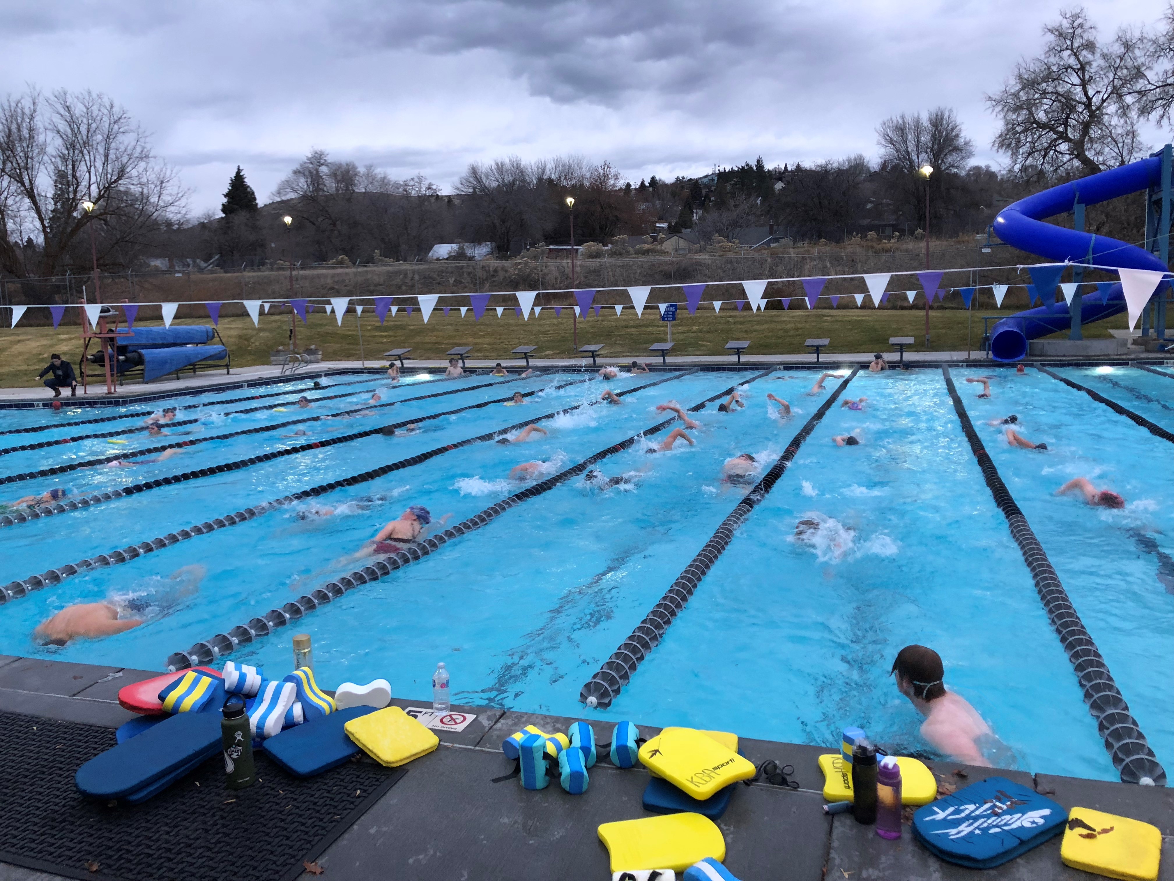 High School Swim Practice